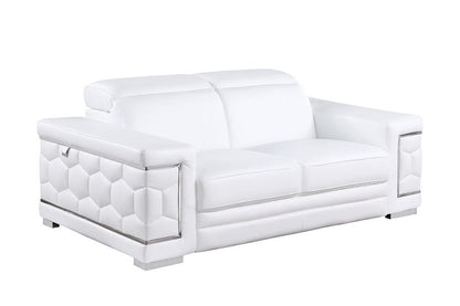 MI-1250 Favo White Living Room Set