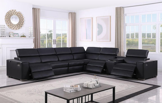 MI-631-7Pcs Picasso (Black 3 Power) Sectional