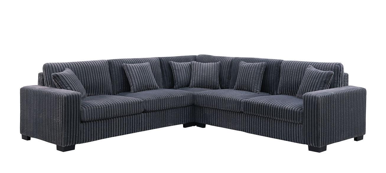 S861 Comfy II Grey Sectional