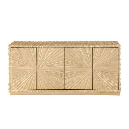 A-C09 Helios Gold Leaf Console Table