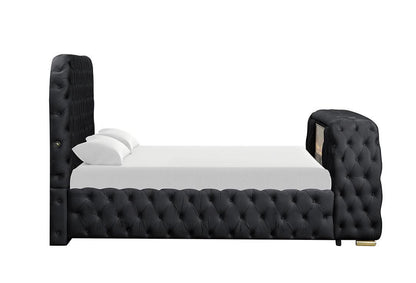 B8010 Royal (Black) King Bed