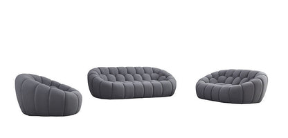 MI-2126 Bubbles 3pc Grey Living Room Set