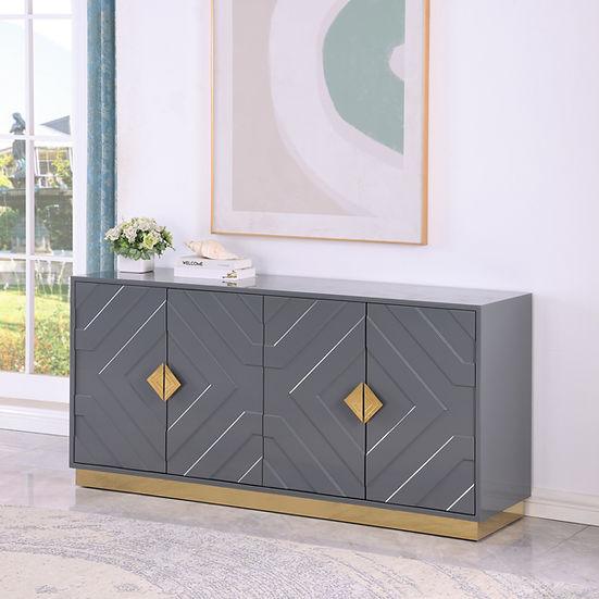 A-C12 Paros Grey Console Table