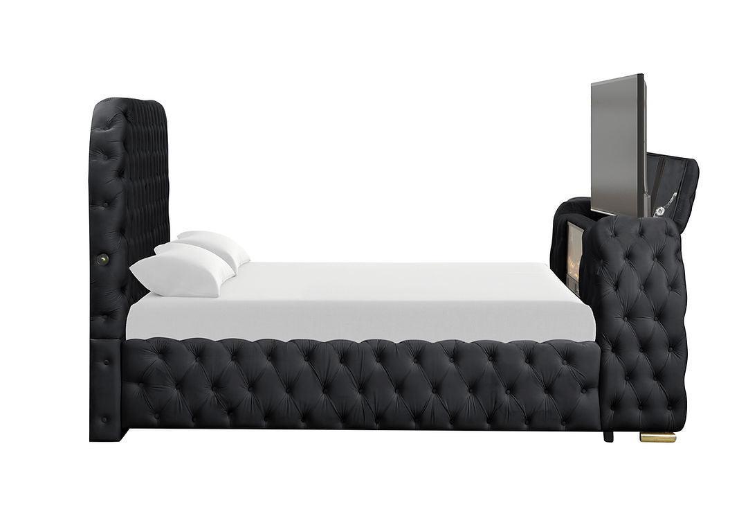 B8010 Royal (Black) Queen Bed