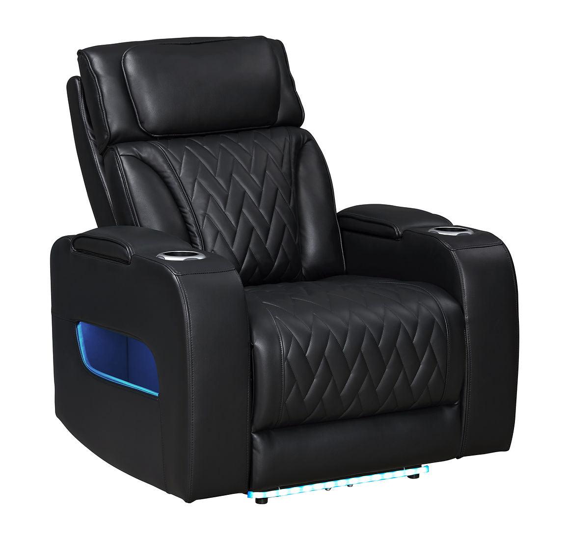 S2024 Skyline (Black) Reclining Living Room Set