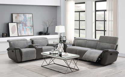 S9112 Twist (Grey) Reclining Living Room Set