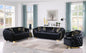 S2004 Mila Black Velvet Living Room Set