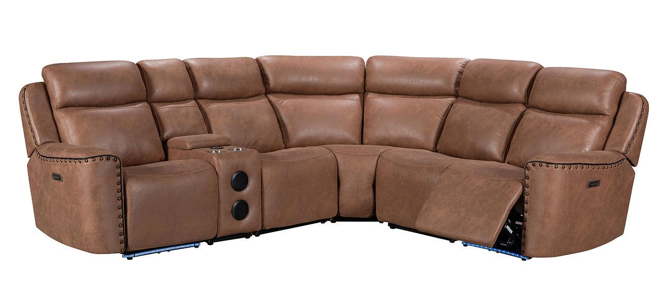 S7900 Romi (Brown) Power Reclining Sectional