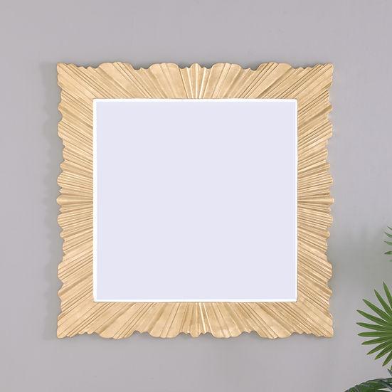 A-M09 Helios Gold Leaf Mirror