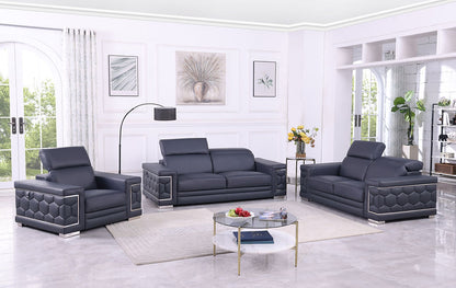 MI-1250 Favo Dark Navy Living Room set