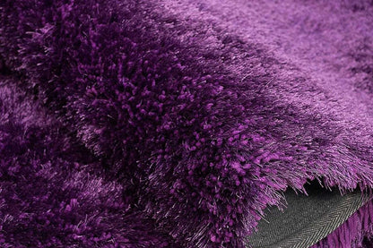 Afro Shag Violet Area Rug