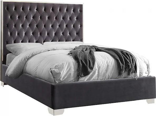 B600 Rose (Grey) 55"H King bed