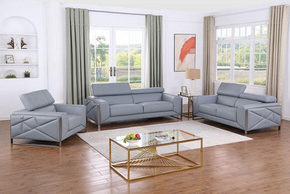 MI-989 Giorgio Light Blue Living Room Set