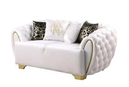 S2004 Mila Luxury White Living Room Set