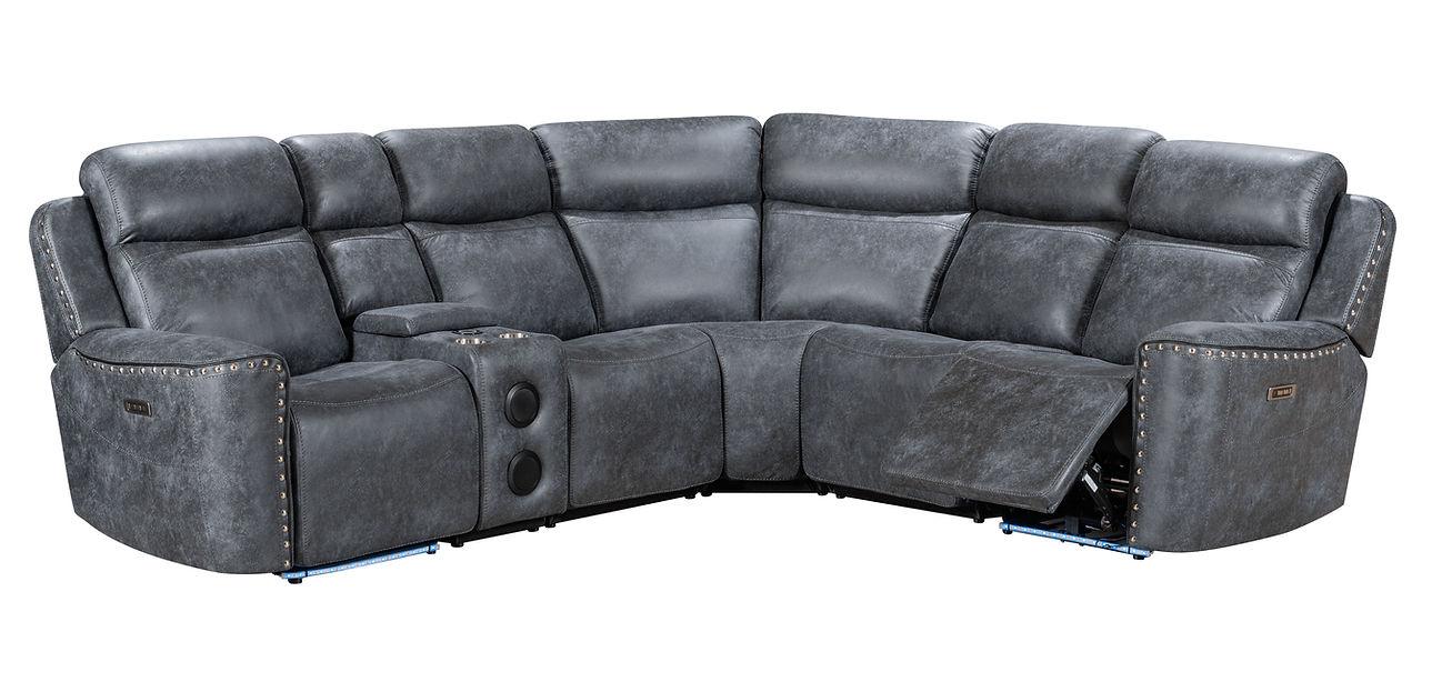 S7900 Romi (Grey) Power Reclining Sectional