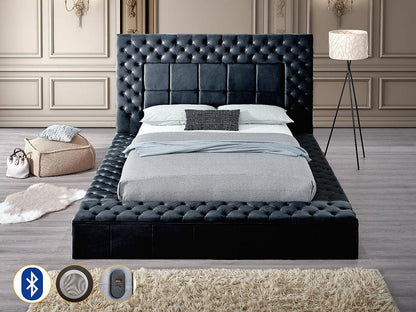 B9015 Emerald Black King Bed