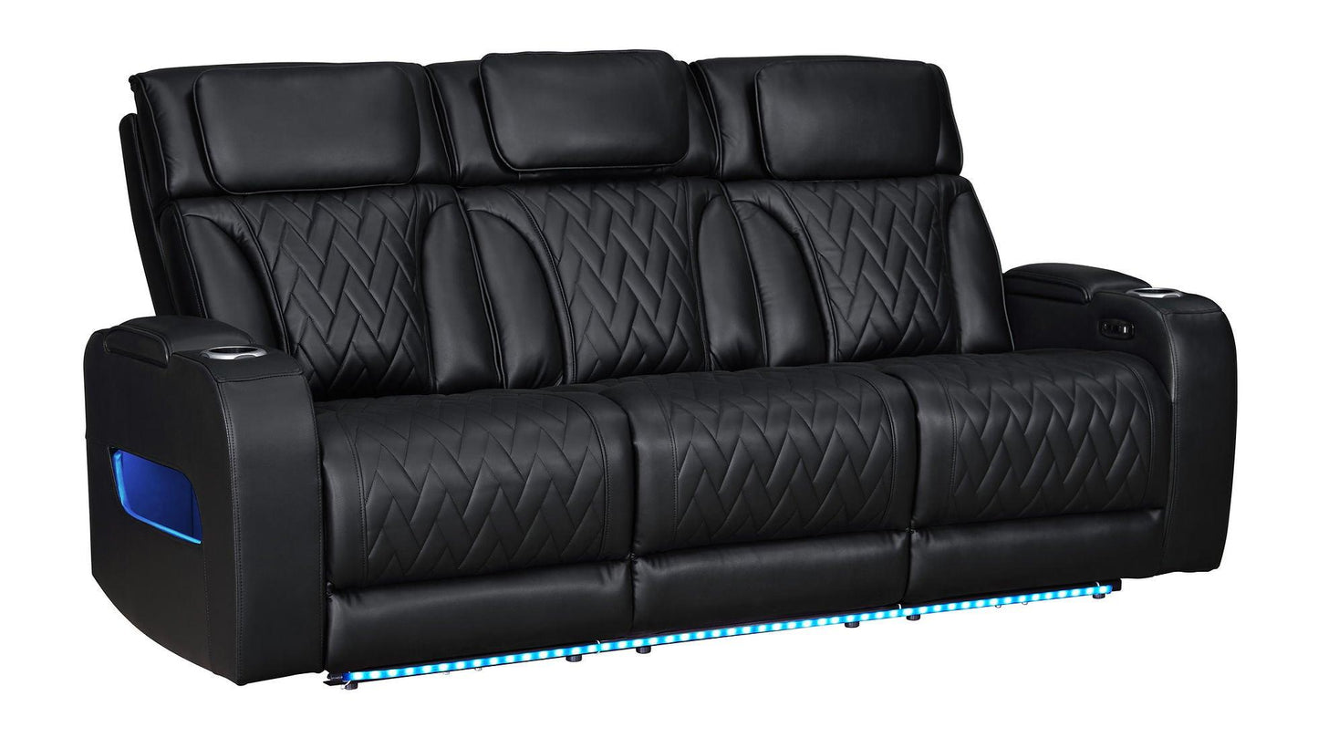 S2024 Skyline (Black) Reclining Living Room Set