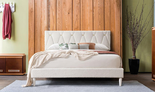 B8071 Kiran (Cream) Full Bed
