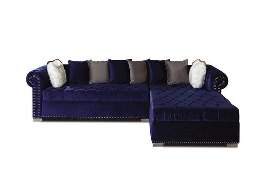 S8186 Milan Sectional (Blue)