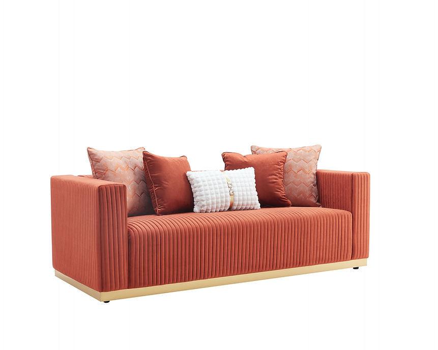 S3168 Alisha (Rust) Living Room Set