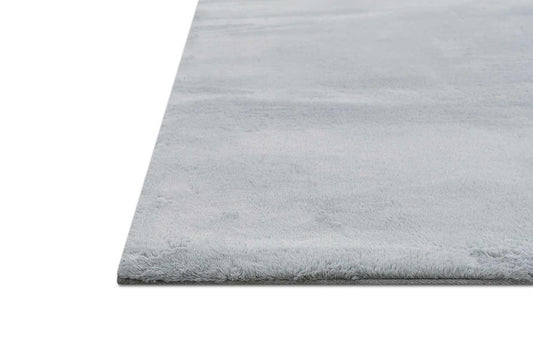 Rabbit Solid Silver Area Rug