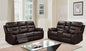 S8232 Dallas Brown Leather Reclining Living Room Set