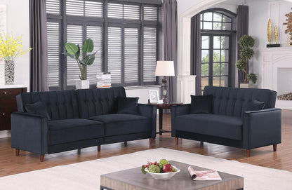 S350 Cozy Adjustable Bed (Black)  Sofa And Loveseat