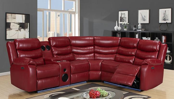 S8686 Turbo (Red) Power Reclining Sectional