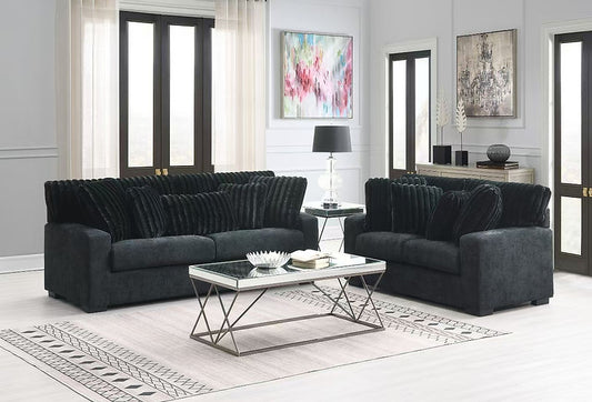 S1800 Tarra Black Living Room Set