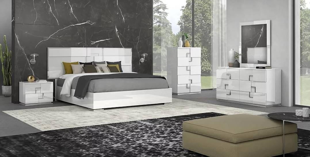 Infinity Italian Collection (white) Bedroom Set