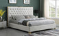 B600 Rose (Cream) 55"H  Queen Bed