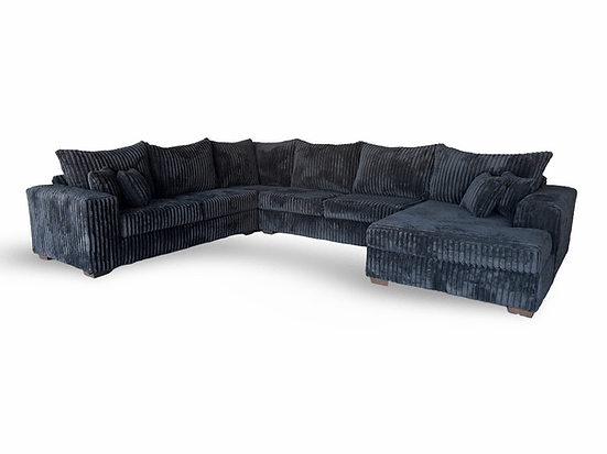 S320 Texan Black 4pcs Sectional