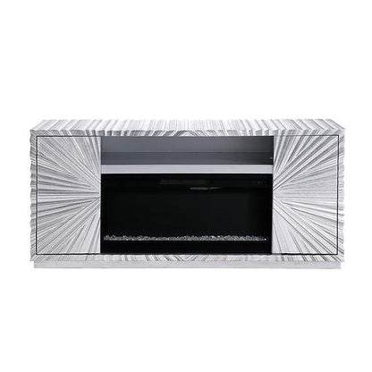 A-F06 Selene Silver Leaf Fireplace