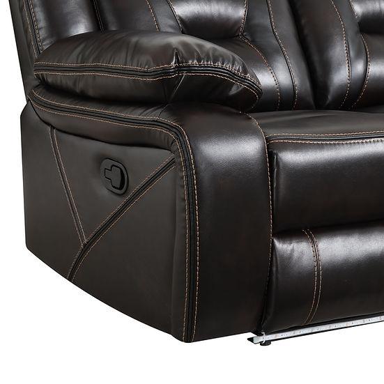 S8098 Concord Dark Brown 3-Piece Reclining Living Room Set