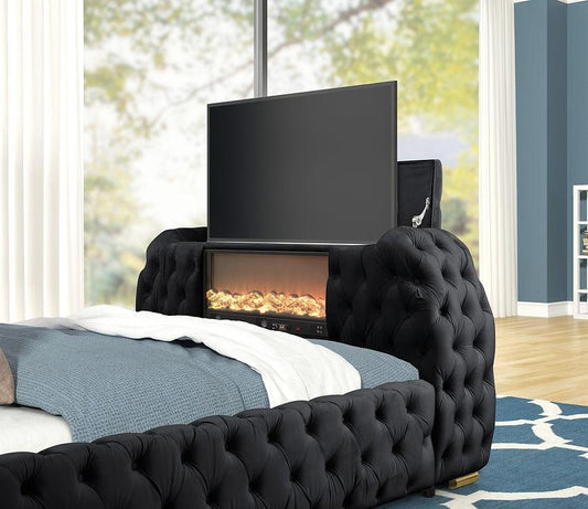 B8010 Royal (Black) Queen Bed