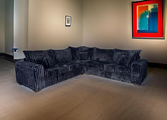 S345 Noah (Black) 3pc Sectional