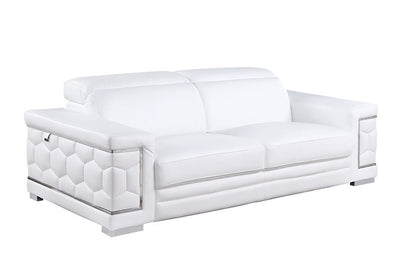 MI-1250 Favo White Living Room Set