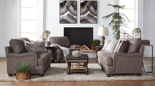 S17285 Phineas Driftwood Brown Living Room Set