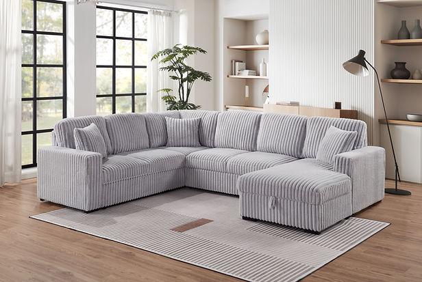 S3661 RAHA (GREY) Sectional