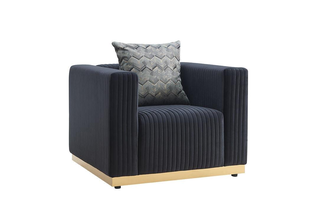 S3168 Alisha (Black)  Living Room Set