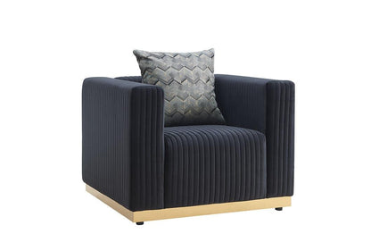 S3168 Alisha (Black)  Living Room Set
