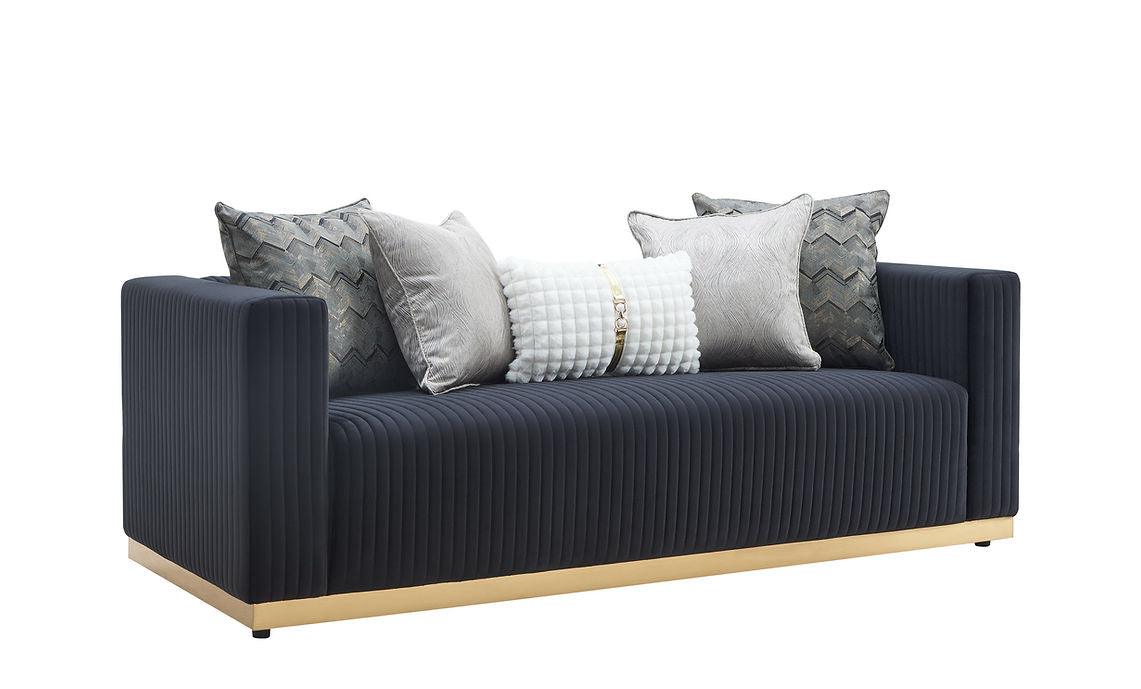 S3168 Alisha (Black)  Living Room Set