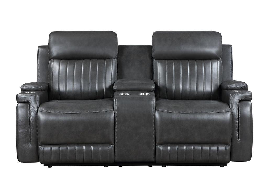 S2121 Ethan (Dark Grey) 3-Piece Reclining Living Room Set