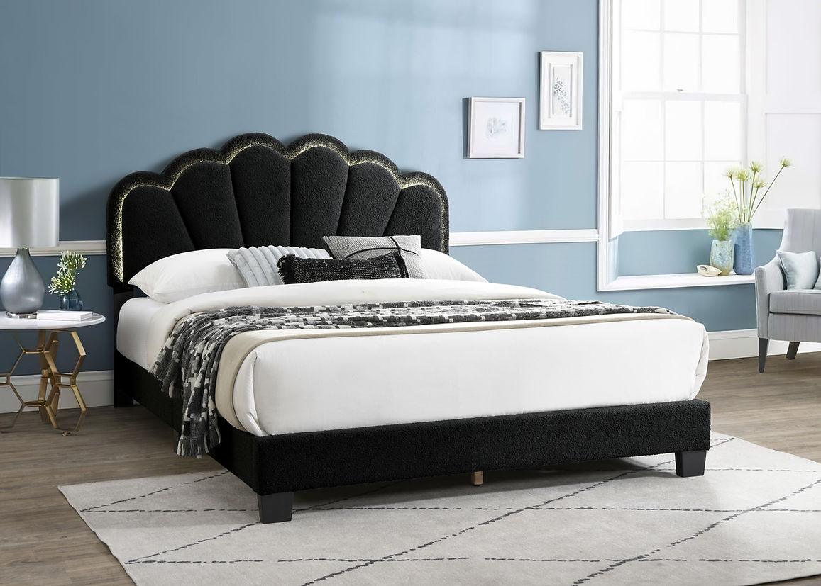 B9130 Gul (Black) King Bed