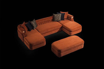 Brooklyn Sectional (Orange)