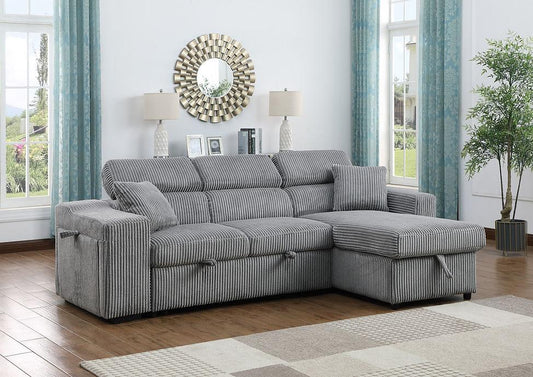 S8977 Bonaterra Grey Reversible Sectional