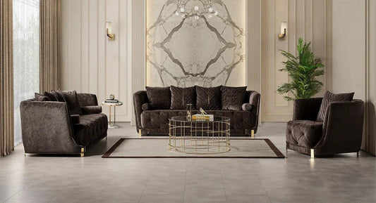 Elit Brown Living Room Set