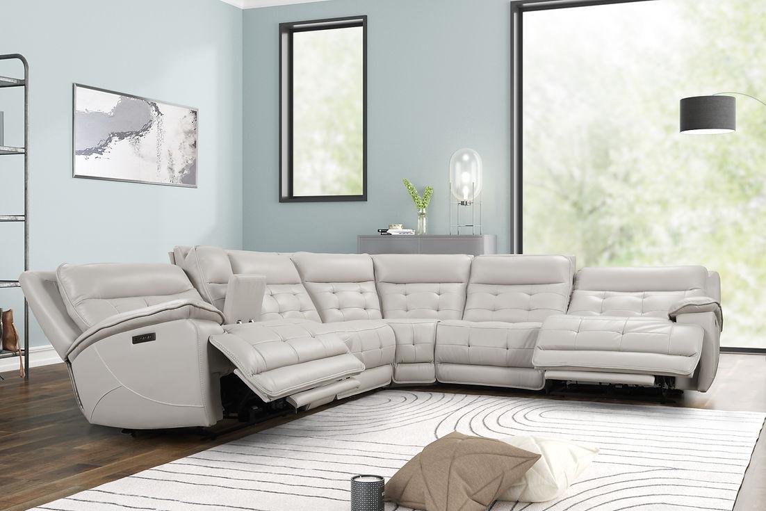 S8900 Starlight (Power/Adj Head) Power Reclining Sectional