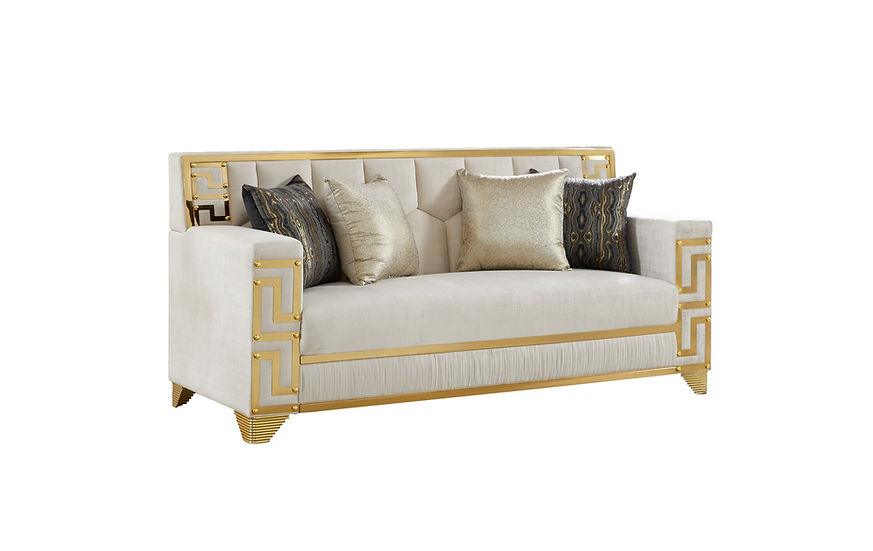 S3700 Hira (Cream) Living Room Set