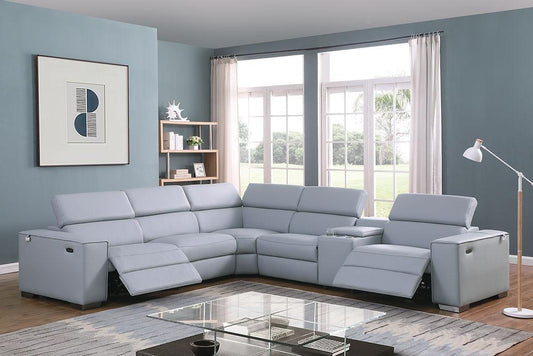 MI-631-6Pcs  Picasso (LT. Blue 2 Power) Sectional